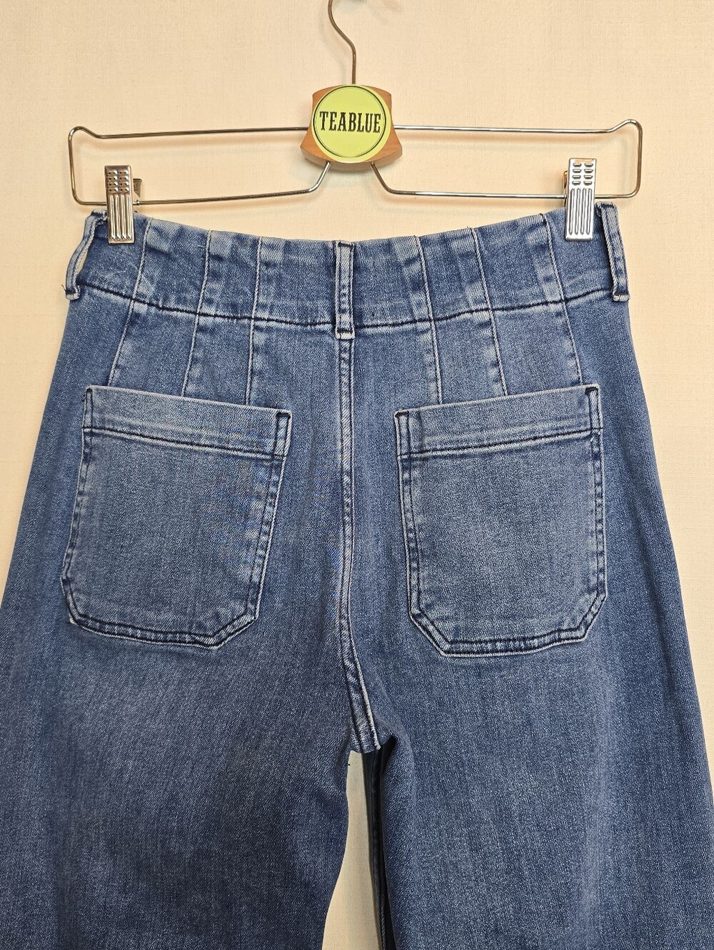 Maeve The Colette Crop High-Rise Wide-Leg Jean 26 Anthropologie Denim - Picture 8 of 12